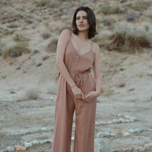 Ozma Cypress Jumpsuit Sand Large